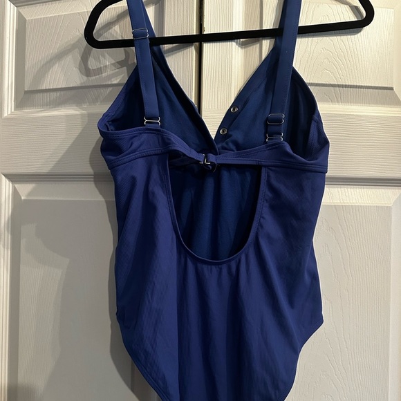 Xhilaration Royal Blue Swimsuit - Picture 5 of 7